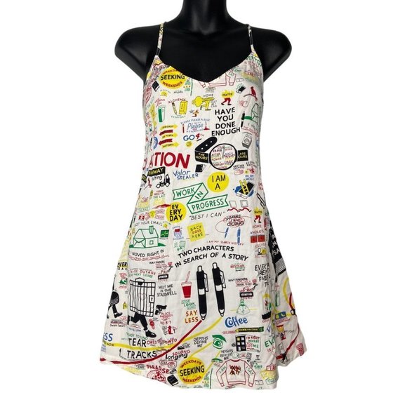 RVCA Dresses & Skirts - Rvca Womens Mini Patterned Slip Skater Dress